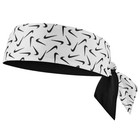 Nike Dri-fit Head Tie 3 0 Reversible Printed Headband One Size Black White