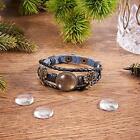  Diy 3 Sets Braided Leather Bracelet Making Kit Multilayer Rope Bangle Cuff 