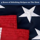 3x5 American Flag Made In Usa High Wind Heavy Duty Us Flags For Outdoor Durable