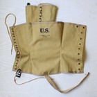Us Army M1938 Canvas Ww2 Gaiters Wrappings Leggings Wwii Military