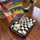 Vtg Road Runner Desktop Card Holder Spectrum Fast Internet Ad Bobblehead