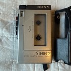 Vintage Sony Walkman Cassette Recorder Tcs-350  Tested Working But Static-ey