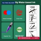8 Pack White Liquid Chalk Markers Blackboard Window Glass Car Marker Pens