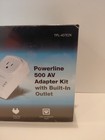 New Trendnet Tpl-407e2k 500 Av Compact Powerline Adapter Kit  w Pass Through - 2