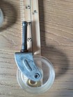 Vintage Mcm Clear Lucite Caster Wheels 2  Set Of 4 - 1 Flawed Read  as Is 