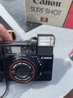 Vintage Canon Camera Sure Shot 35mm Film Autoboy  for Parts    Misc Extras Lot