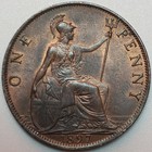 1897 Uk Great Britain 1 Penny- High Grade  lot 5 