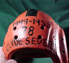 Vintage 1953 Laporte High School Indiana Football Helmet Worn By Clyde Severs