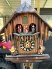 Vtg Cuckoo Clock 1 Day-west Germany Swiss Musical Movement  Needs Repair