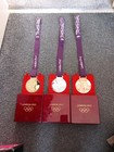 Complete Cased London Olympics 2012 Commemorative Medal Set  gold silver bronze 