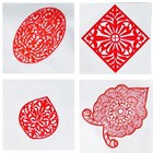 Set Of 4 Reusable Rubber Henna Stencil  Temporary Hand Tattoo Body Art
