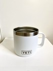 Yeti White Rambler 14 Oz Mug Tumbler New   Nwot     No Lid  Great Price 