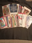 Huge Lot Over 250 5 Lbs Christmas Cards For Crafts Used 1980 s  