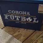 Corona Extra  corona F  tbol  Blue Cooler Ice Chest Box Made In Mexico