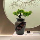 Tabletop Fountain Mini Waterfall For Indoor Spaces Relaxation Water Feature