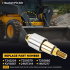 7pcs Bucket Pin Bushing Bolt Kit For John Deere Skid Steer T342204