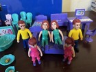 Dollhouse Figure And Furniture Happy  Family Doll Figures 3    Set Lot