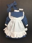American Girl Samantha Play Outfit dress pinafore hair Ribbon pleasant Company