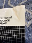 Honda Eu2000i Generator Owners Manual 2001