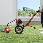 49cc Gas Grass String Trimmer Cutter Wheeled Lawn Edger Weed Wacker Mower 2 5hp