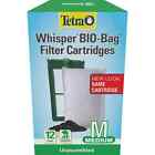 Tetra Whisper Bio-bag Disposable Filter Cartridges Unassembled Medium 12 Pack