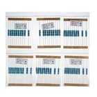 Bojack 300 Pcs 30 Values Resistor Kit 1 Ohm - 1m Ohm With 1  2w Metal Film 