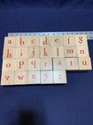 Pottery Barn - Baby - Alphabet Blocks -wooden Set 26 Blocks - Lower Case Letters