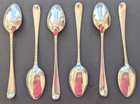 1751 A Set Of Six George Ii Solid Silver Dessert Spoons ebenezer Coker 163  Gram