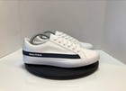 Nautica Endesha Sz 10 Low Top Sneakers Shoe White Navy Women   s Fashion New