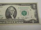 Rare Au 1976  2 Two Dollar Bill Bicentennial E26300266a Richmond Fancy Serial  