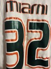 Miami Hurricanes Game Used Worn Issued Adidas Football Jersey