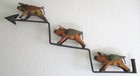 Iron Three Flying Pigs Weather Vane    Weathervane