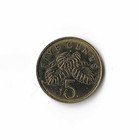 2007 Singapore - 5 Cents - 878 - Aluminum Bronze - 1 5g