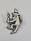 Spy Vs  Spy Lapel Pin Mad Magazine Artist Antonio Prohias White Spy  2