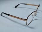 Versace Mod  1290 1489 Gold Metal plastic Full Rim Eyeglasses Frame 56-17-145