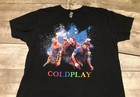 Coldplay 2017 A Head Full Of Dreams Tour T Shirt Size Medium Black Concert Music