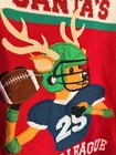 Nwt Santa   s Varsity League Ugly Christmas Sweater Football Youth Xl 18 20