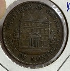 1844 Bank Of Montreal Province Of Canada Half Penny Bank Token
