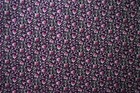 Pink Tulip Like Floral Calico Flowers 17  X 43  Cotton Fabric