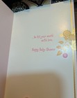 Baby Shower Card Girl Child Birth 