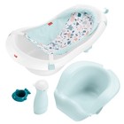 Baby To Toddler Bath 4-in-1 Sling N Seat Tub Pacific Pebble Removable Support
