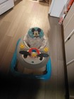 Disney Mickey Mouse Baby Walker Blue Walking Aids With Activity Tray
