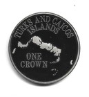 World Coins - Turks And Caicos 1 Crown 1977 Coin Km  5 Proof