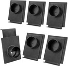 Powertec 6 Pk 2-1 2 Inch Blast Gate For Dust Collector vacuum Fittings  70133-p6