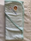 Vintage Hooded Baby Towel Terry Cloth Lime Green Lion I Love Grandpa Koala Baby
