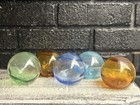 5 Vtg Handblown Hollow Glass Orbs From 6 25    To 6   
