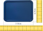 Replacement Lids For Pyrex 7210-pc 3-cup Rectangle Navy Blue 5 75x7 75  2-pack