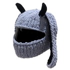 Popular Motorcycle Helmets Covers Funny Rabbits Ear Plush Helmets Full Face