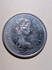 1973 Canada 25 Cents - Rcmp Commerative Coin  1873 1973