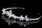 Handmade Bridal Floral Rhinestones Crystal Prom Party Wedding Crown Tiara 71008